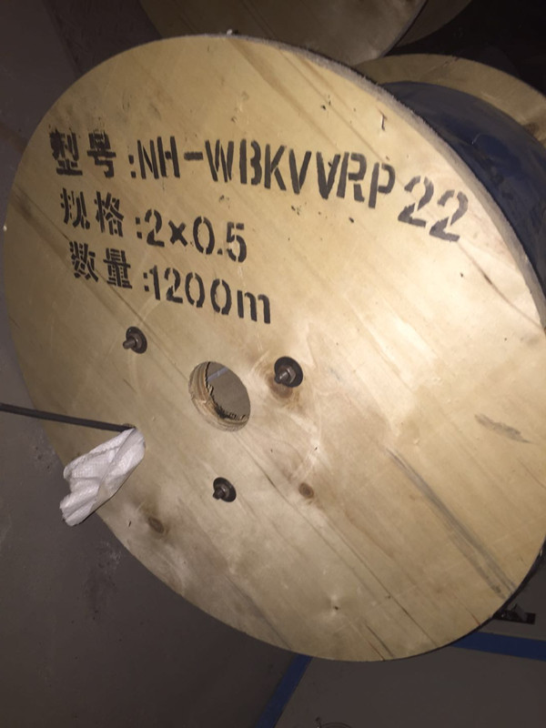 耐火控制铠装电缆      型号NH-WBKVVRP22         防火耐温，抗