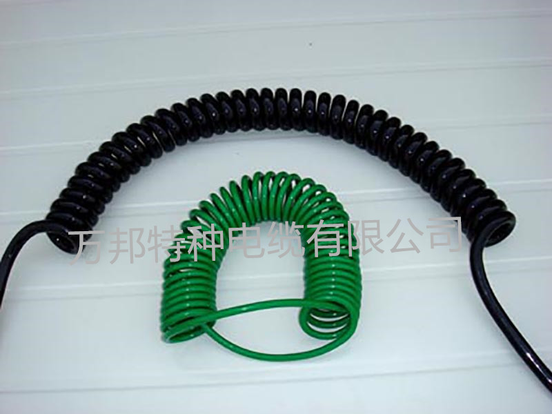 PVC弹簧电缆，型号CC66